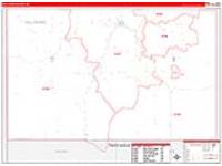 Fall River, Sd Carrier Route Wall Map
